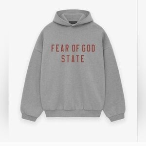 Fear of God State Dark Heather Pullover Hoodie